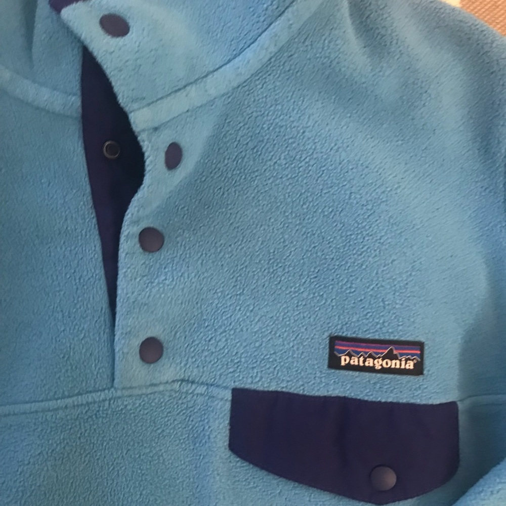 Blue Fleece Patagonia Sweater - Picture 2 of 5